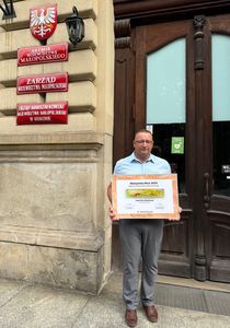 Sołtys Harklowej z Nagrodą z 3 miejsce 