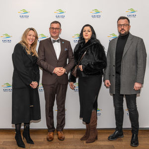Ścianka Wójt Gminy Nowy Targ  - Spotkanie Przedsiębiorców
