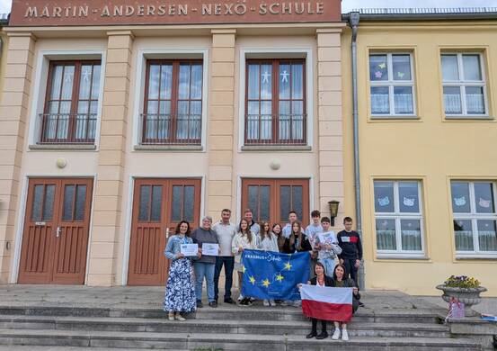 Uczniowie Szkoły Podstawowej w Szlembarku z wizytą w niemieckiej szkole w ramach programu Erasmus +