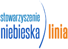 Logo stowarzyszanie niebieska linia 
