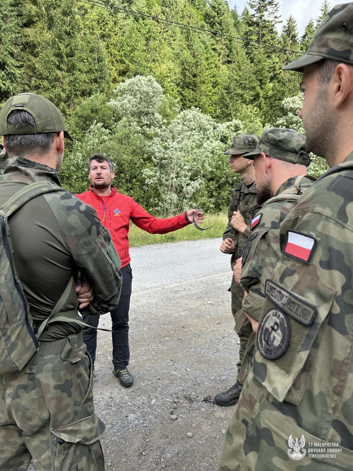 wojskowi w terenie